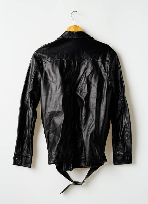 Veste simili cuir noir JUSTFAB pour femme