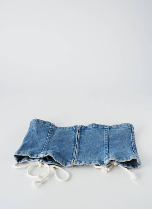 Top bleu BERSHKA pour femme