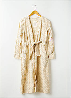 Manteau long coupe cintrée sans capuche beige LA FEE MARABOUTEE femme
