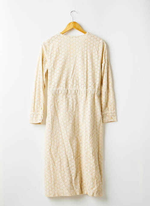 Manteau long beige LA FEE MARABOUTEE pour femme