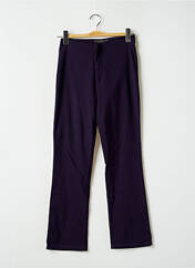 Pantalon droit violet ZARA pour femme seconde vue