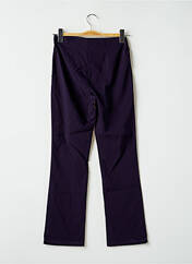 Pantalon droit violet ZARA pour femme seconde vue