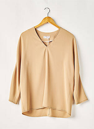 Blouse manches longues manches longues beige ALBERTO BIANI femme