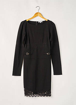 Robe mi-longue manches longues manches longues noir PATRIZIA PEPE femme