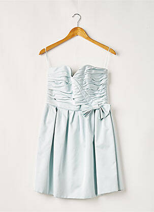 Robe courte sans manche sans manche vert PAULE KA femme
