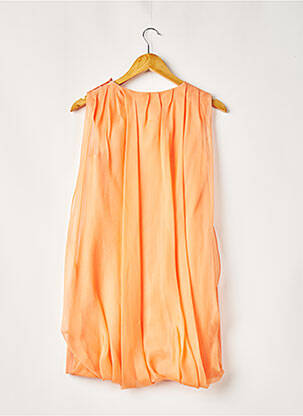 Robe courte sans manche sans manche orange PAULE KA femme