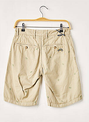 Bermuda tissage popeline taille normale vert SERGE BLANCO homme