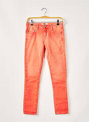 Jeans coupe slim orange ACQUAVERDE pour femme seconde vue