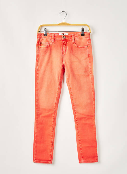 Jeans coupe slim orange ACQUAVERDE pour femme