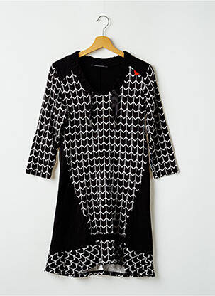 Robe courte manches 3/4 manches 3/4 noir MADO ET LES AUTRES femme
