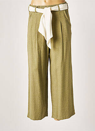 Pantalon droit vert PAN pour femme