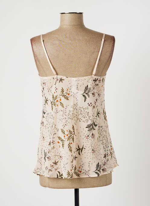 Pyjama col v beige ANTIGEL femme