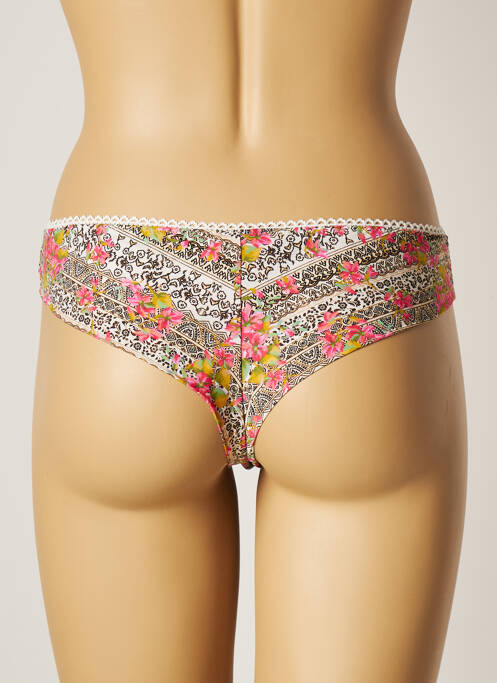 Tanga rose ANTIGEL pour femme