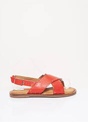 Sandales/Nu pieds rouge FLANCH pour femme seconde vue