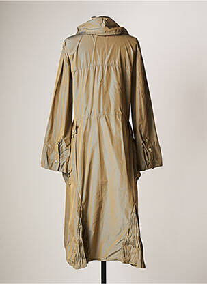 Manteau long poches sans capuche beige LAUREN VIDAL femme