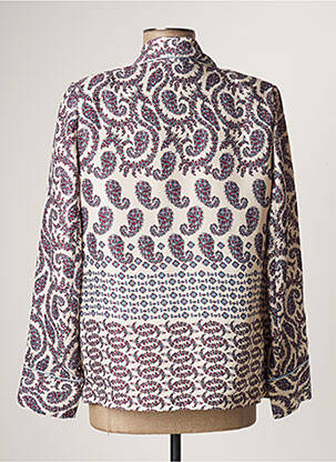 Blazer poches blanc LAUREN VIDAL femme