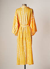 Veste kimono jaune LAUREN VIDAL pour femme seconde vue