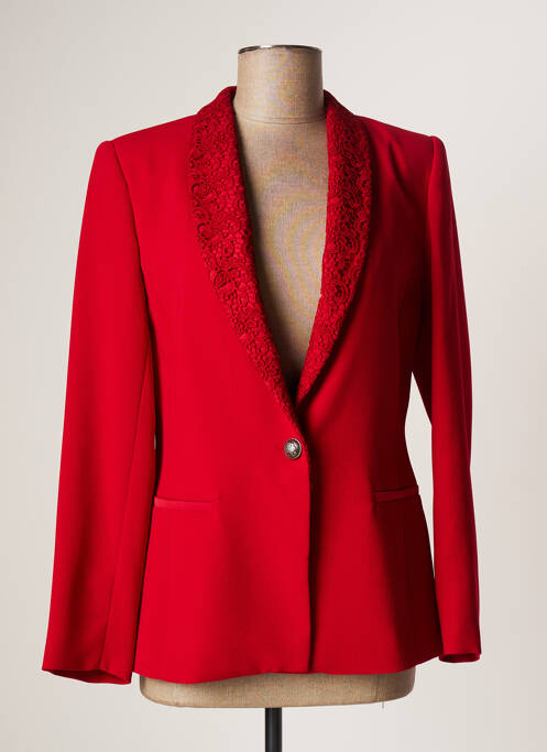 Blazer rouge LAUREN VIDAL pour femme