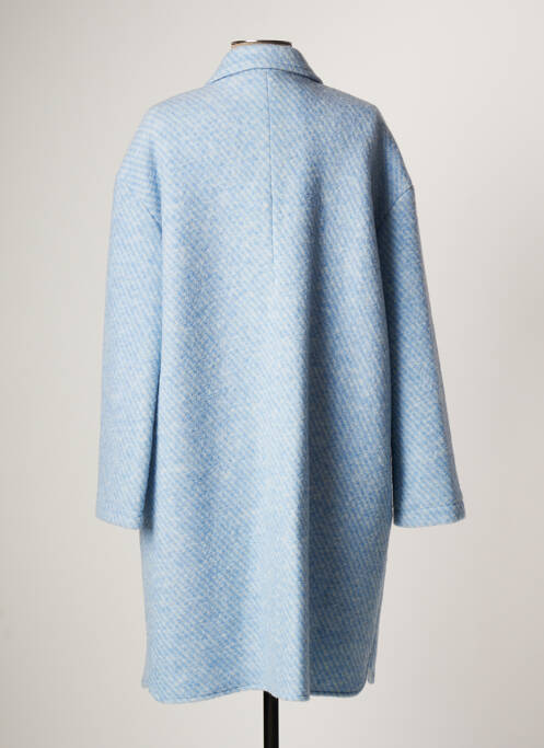 Manteau long bleu LAUREN VIDAL pour femme