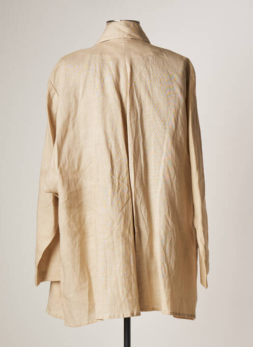 Veste casual beige LAUREN VIDAL pour femme