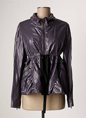 Veste casual poches violet LAUREN VIDAL femme
