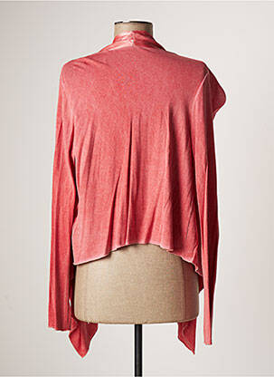 Gilet manches longues manches longues orange LAUREN VIDAL femme