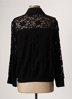 Veste casual finition intérieure doublée noir LAUREN VIDAL femme