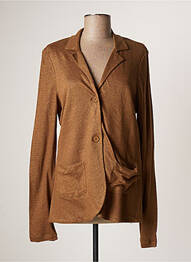 Blazer poches marron LAUREN VIDAL femme