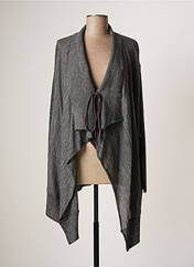 Gilet manches longues gris LAUREN VIDAL pour femme seconde vue