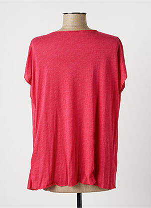 Top stretch sans manche rose LAUREN VIDAL femme