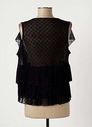 Veste casual coupe droite noir LAUREN VIDAL femme
