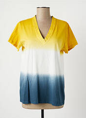 T-shirt jaune LAUREN VIDAL pour femme seconde vue