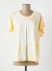 T-shirt jaune LAUREN VIDAL pour femme seconde vue