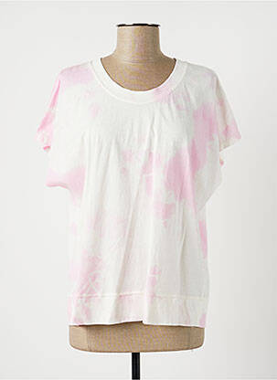 T-shirt rose LAUREN VIDAL pour femme