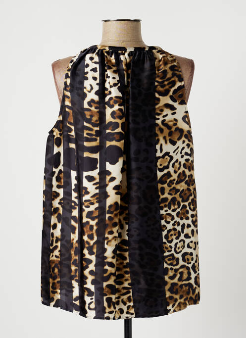 Blouse beige LAUREN VIDAL pour femme