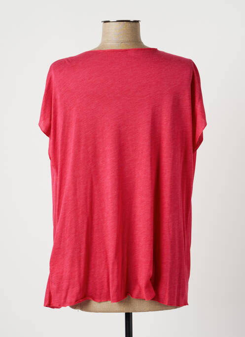 Top rose LAUREN VIDAL pour femme