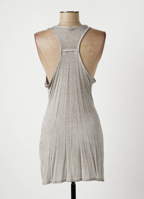 Tunique sans manche gris LAUREN VIDAL pour femme