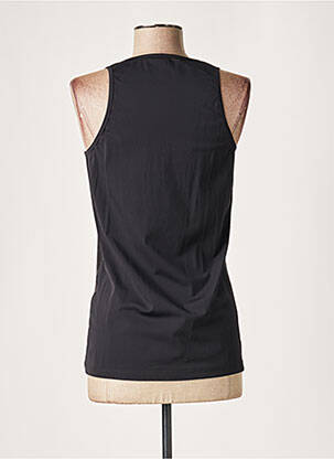 Top stretch sans manche noir LAUREN VIDAL femme