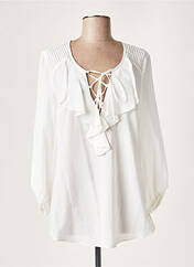 Blouse blanc LAUREN VIDAL pour femme seconde vue