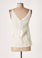Top beige LAUREN VIDAL pour femme seconde vue