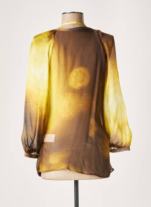 Blouse marron LAUREN VIDAL pour femme