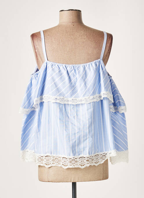 Top bleu LAUREN VIDAL pour femme