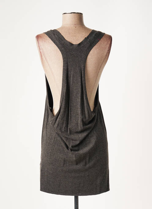 Tunique sans manche gris LAUREN VIDAL pour femme