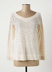 Pull beige LAUREN VIDAL pour femme seconde vue