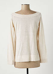 Pull beige LAUREN VIDAL pour femme seconde vue