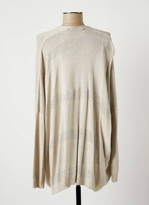 Pull beige LAUREN VIDAL pour femme