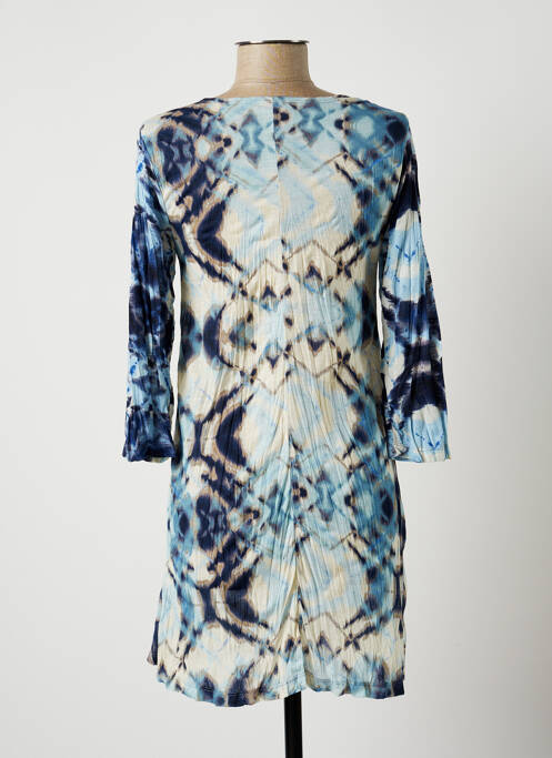 Robe courte bleu LAUREN VIDAL pour femme