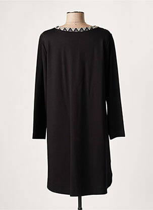 Robe courte manches 3/4 manches 3/4 gris LAUREN VIDAL femme