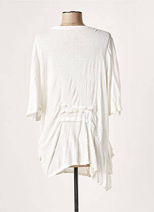 Gilet manches longues manches 3/4 beige LAUREN VIDAL femme