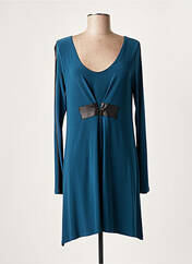 Robe courte bleu LAUREN VIDAL pour femme seconde vue